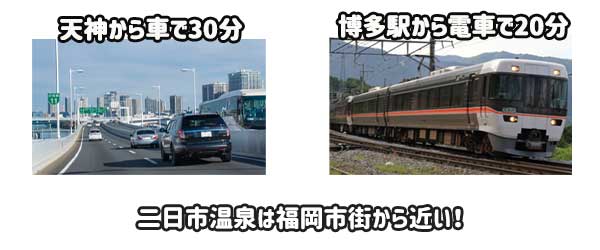 博多駅から電車で20分の近さ